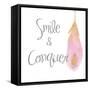 Good Vibes And Smiles I-Elizabeth Medley-Framed Stretched Canvas