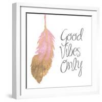 Good Vibes And Smiles II-Elizabeth Medley-Framed Art Print