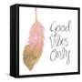 Good Vibes And Smiles II-Elizabeth Medley-Framed Stretched Canvas