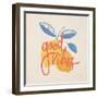 Good Vibes Lemons I Bright-Janelle Penner-Framed Art Print