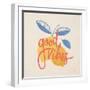 Good Vibes Lemons I Bright-Janelle Penner-Framed Art Print