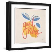 Good Vibes Lemons I Bright-Janelle Penner-Framed Art Print