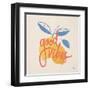 Good Vibes Lemons I Bright-Janelle Penner-Framed Art Print