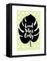 Good Vibes Only Green-Bella Dos Santos-Framed Stretched Canvas