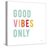 Good Vibes Only Pastel-Ann Kelle-Stretched Canvas