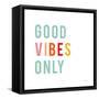 Good Vibes Only Pastel-Ann Kelle-Framed Stretched Canvas