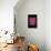 Good Vibes Only - Pink Neon-null-Framed Art Print displayed on a wall