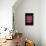 Good Vibes Only - Pink Neon-null-Mounted Art Print displayed on a wall
