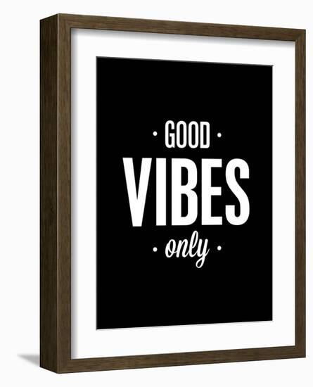 Good Vibes Only-Brett Wilson-Framed Art Print