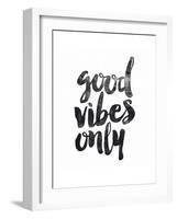 Good Vibes Only-Brett Wilson-Framed Art Print