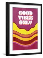 Good Vibes Only-null-Framed Premium Giclee Print
