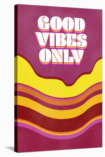 Good Vibes Only-null-Stretched Canvas