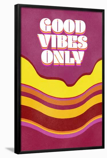 Good Vibes Only-null-Framed Poster