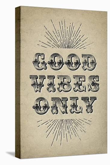 Good Vibes Only-null-Stretched Canvas