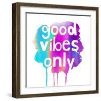 Good Vibes Only-Bella Dos Santos-Framed Art Print