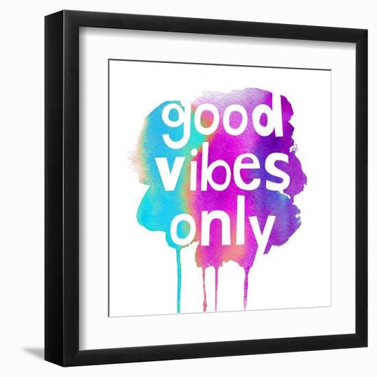 Good Vibes Only-Bella Dos Santos-Framed Art Print