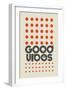 Good Vibes Orange-Frances Collett-Framed Giclee Print