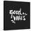 Good Vibes - White Ink-Cat Coquillette-Stretched Canvas