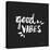 Good Vibes - White Ink-Cat Coquillette-Stretched Canvas