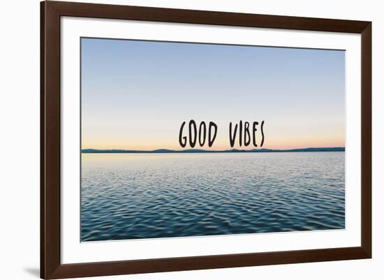 Good Vibes-null-Framed Art Print