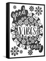 Good Vibes-Erin Clark-Framed Stretched Canvas