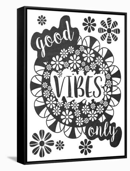 Good Vibes-Erin Clark-Framed Stretched Canvas