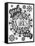 Good Vibes-Erin Clark-Framed Stretched Canvas