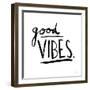 Good Vibes-Melissa Averinos-Framed Art Print