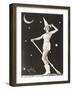 Good Witch on Her Broomstick-null-Framed Photo