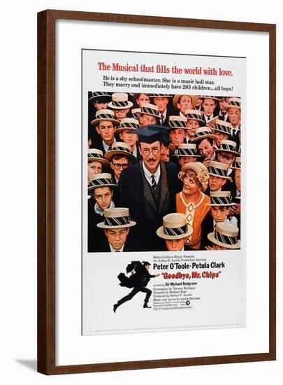 Goodbye, Mr. Chips, Peter O'Toole, Petula Clark, 1969-null-Framed Art Print