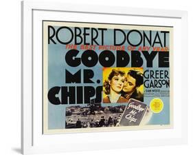 Goodbye Mr. Chips, UK Movie Poster, 1939-null-Framed Art Print