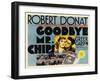 Goodbye Mr. Chips, UK Movie Poster, 1939-null-Framed Art Print