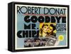 Goodbye Mr. Chips, UK Movie Poster, 1939-null-Framed Stretched Canvas