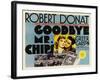 Goodbye Mr. Chips, UK Movie Poster, 1939-null-Framed Art Print