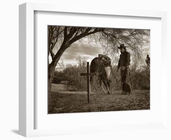 Goodbye Old Friend-Barry Hart-Framed Art Print