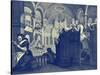 Goodchild 's Free Sunday-William Hogarth-Stretched Canvas