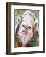 Goodness Goat-Elizabeth St. Hilaire-Framed Art Print