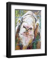 Goodness Goat-Elizabeth St. Hilaire-Framed Art Print