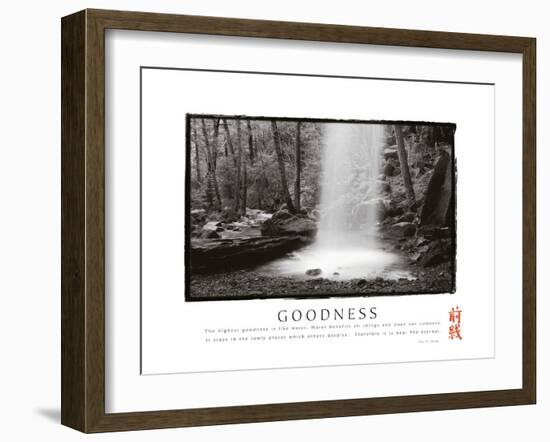 Goodness - Waterfall-Unknown Unknown-Framed Photo