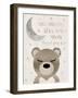 Goodnight Bear-Daniela Santiago-Framed Art Print