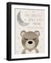 Goodnight Bear-Daniela Santiago-Framed Art Print