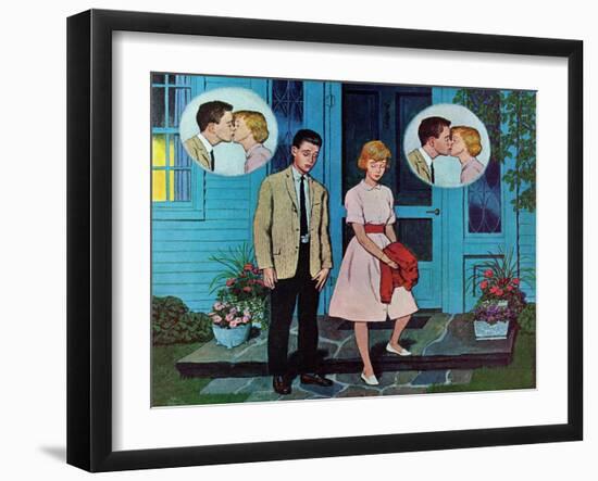 "Goodnight Kiss," July 28, 1962-Amos Sewell-Framed Giclee Print