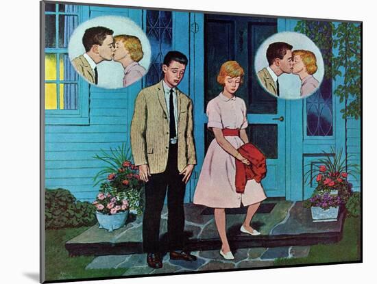 "Goodnight Kiss," July 28, 1962-Amos Sewell-Mounted Giclee Print