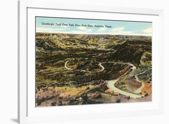 Goodnight Trail, Palo Duro Park, Amarillo, Texas-null-Framed Premium Giclee Print