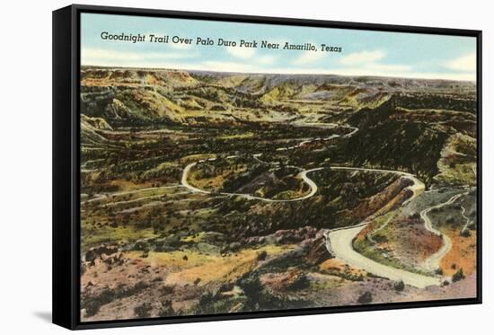 Goodnight Trail, Palo Duro Park, Amarillo, Texas-null-Framed Stretched Canvas