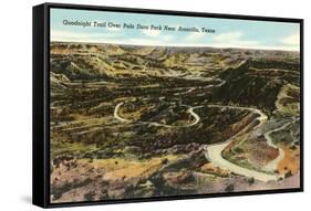 Goodnight Trail, Palo Duro Park, Amarillo, Texas-null-Framed Stretched Canvas