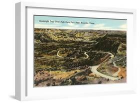Goodnight Trail, Palo Duro Park, Amarillo, Texas-null-Framed Art Print