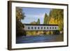 Goodpasture Covered Bridge, Mckenzie River, Lane County, Oregon, USA-Jamie & Judy Wild-Framed Photographic Print