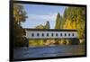 Goodpasture Covered Bridge, Mckenzie River, Lane County, Oregon, USA-Jamie & Judy Wild-Framed Photographic Print