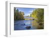 Goodpasture Covered Bridge, Mckenzie River, Lane County, Oregon, USA-Jamie & Judy Wild-Framed Photographic Print